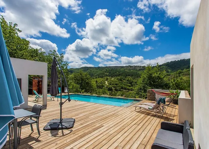 Villa Blanche, Contemporary, Cathars, Couiza, Carcassonne