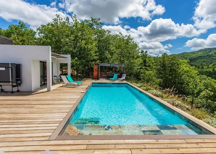 Blanche, Contemporary, Cathars, Couiza, Carcassonne Villa